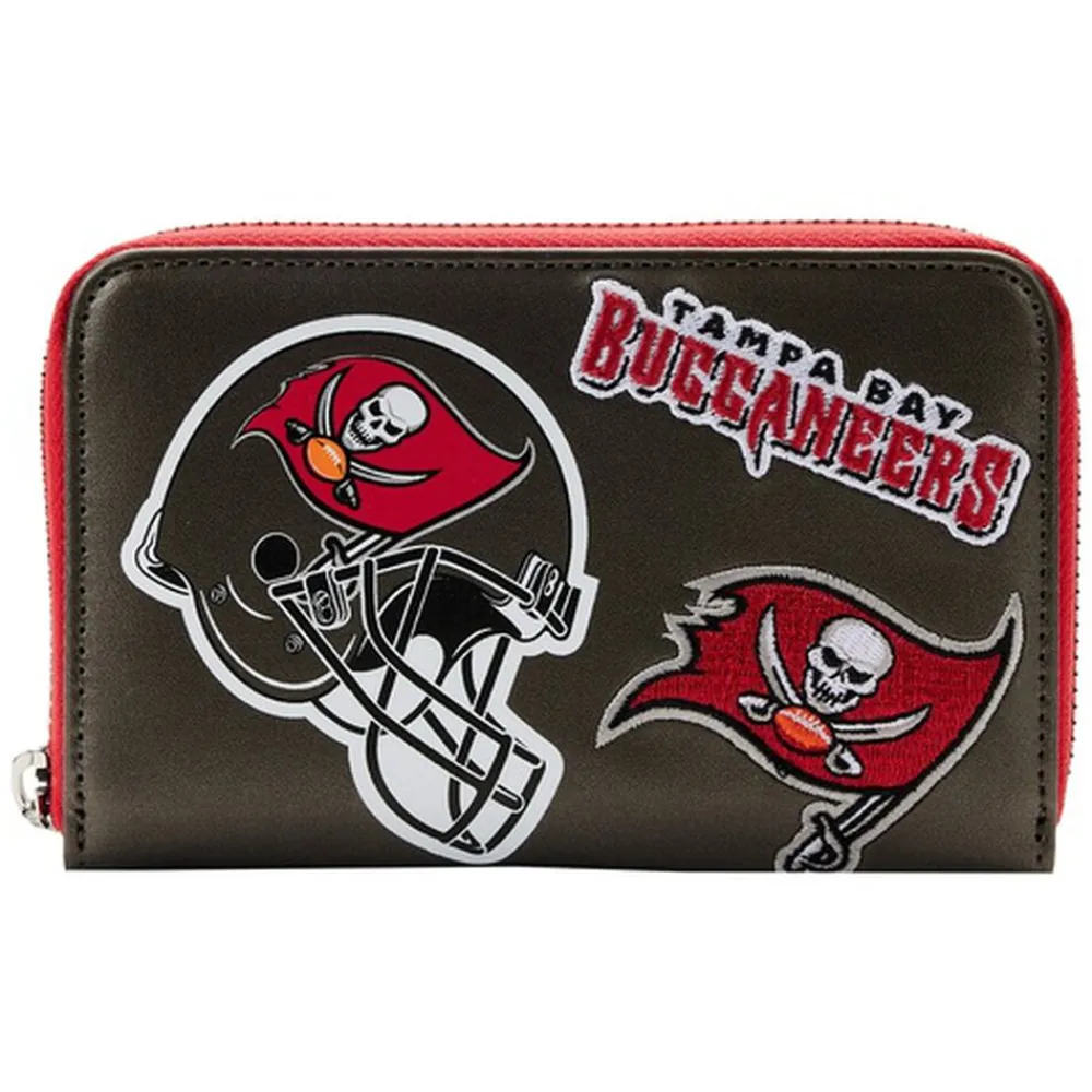 NFL Tampa Bay Buccaneers Patches Zip Around Wallet Flash Sale