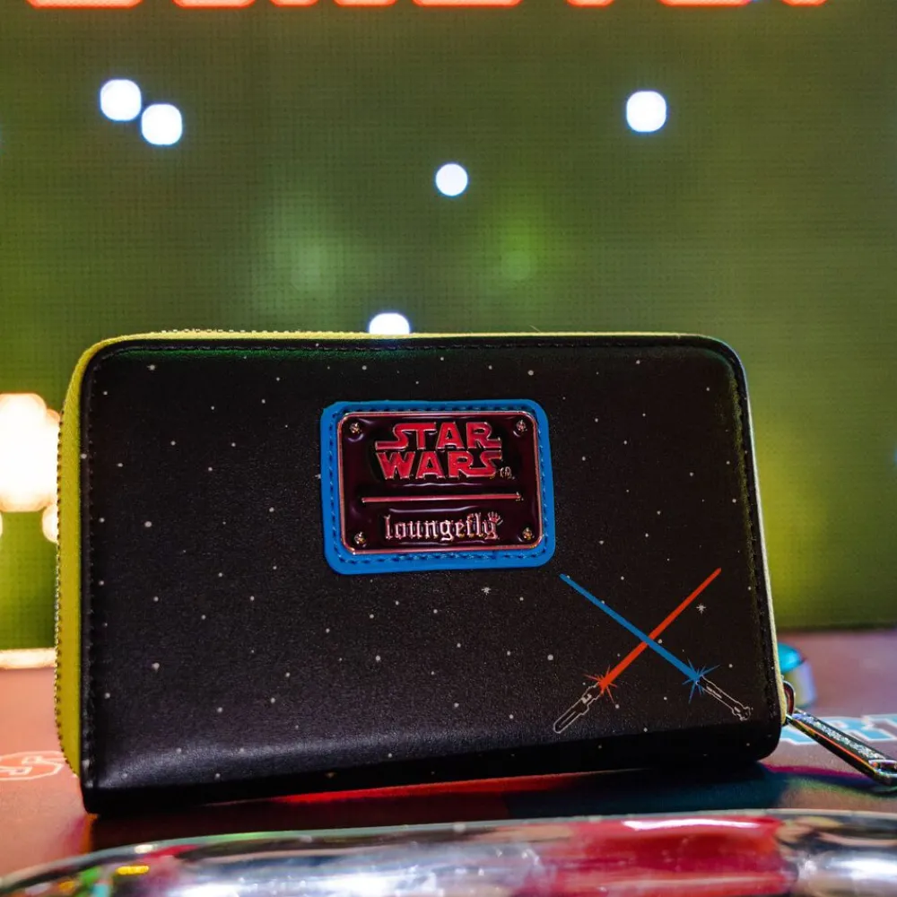 Star Wars Nycc Limited Edition Vintage Video Game Lenticular Zip Around Wallet Discount