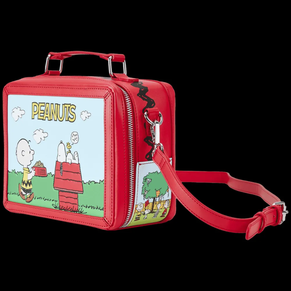Peanuts Charlie Brown Vintage Lunchbox Crossbody Bag Flash Sale