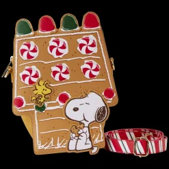 Peanuts Snoopy Gingerbread House Scented Crossbody Bag Discount