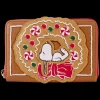 Peanuts Snoopy Gingerbread Wreath Scented Zip Around Wallet Shop