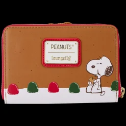 Peanuts Snoopy Gingerbread Wreath Scented Zip Around Wallet Shop