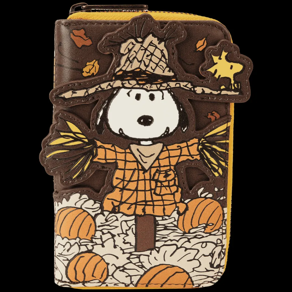 Peanuts Snoopy Scarecrow Cosplay Zip Around Wallet Best Sale