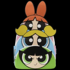 The Powerpuff Girls Powerpuff Girls Triple Pocket Backpack Cheap
