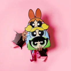 The Powerpuff Girls Powerpuff Girls Triple Pocket Backpack Cheap
