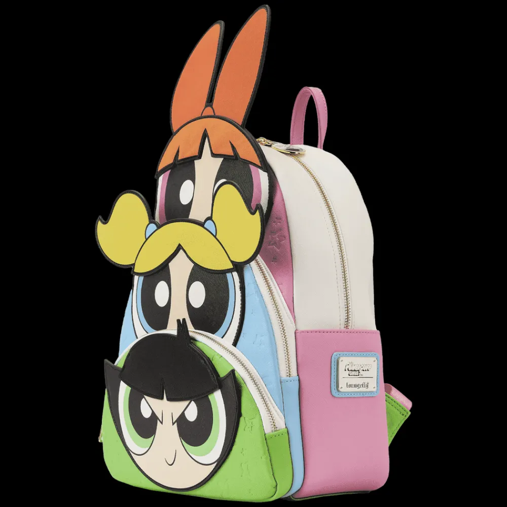 The Powerpuff Girls Powerpuff Girls Triple Pocket Backpack Cheap