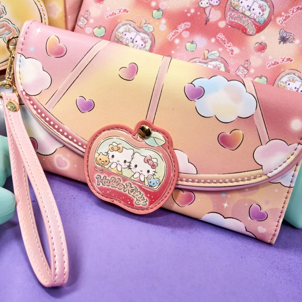Sanrio Hello Kitty Carnival Flap Wristlet Wallet Clearance