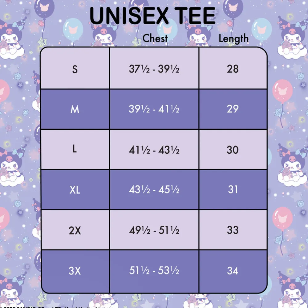 Sanrio Kuromi Carnival Unisex Ringer Tee Fashion