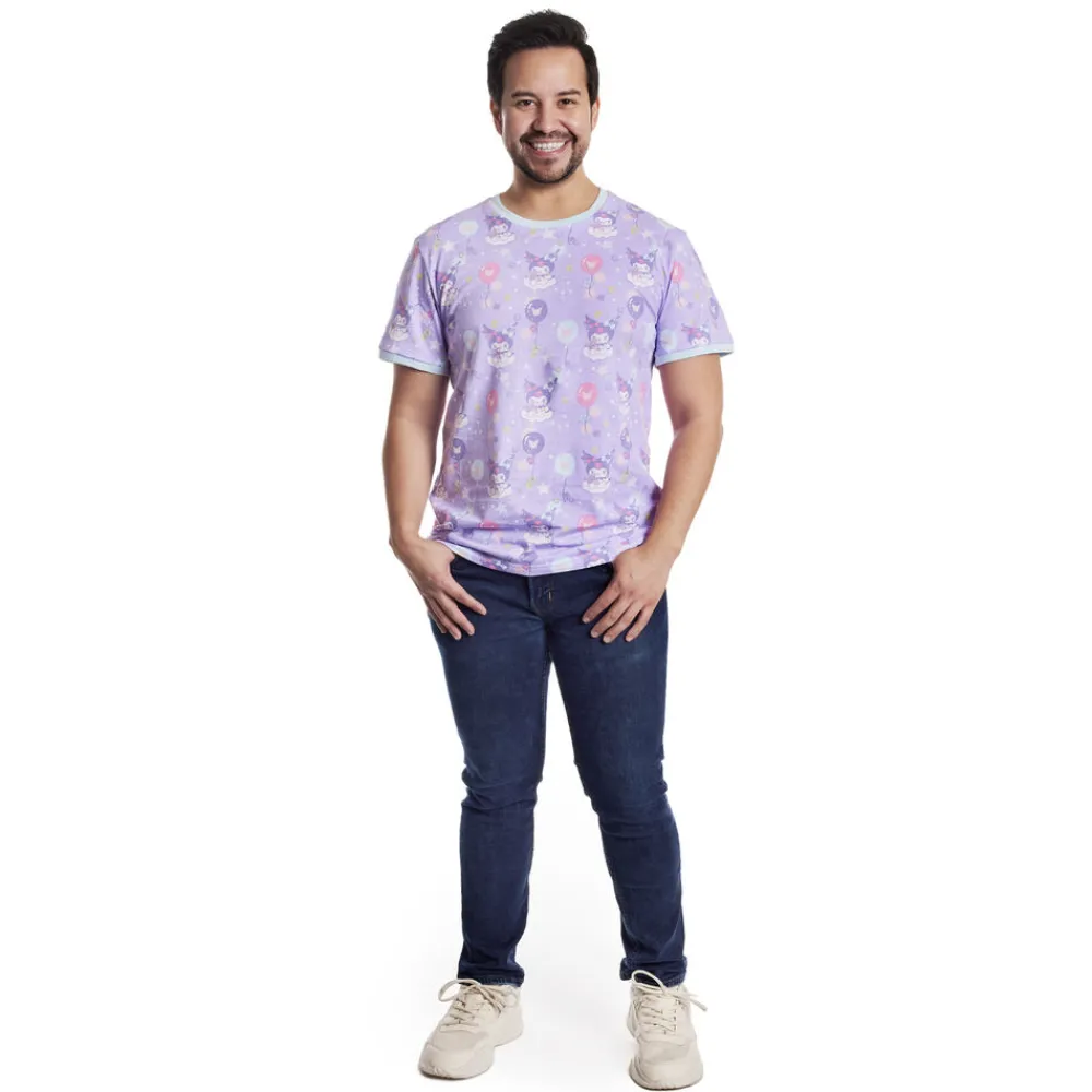 Sanrio Kuromi Carnival Unisex Ringer Tee Fashion
