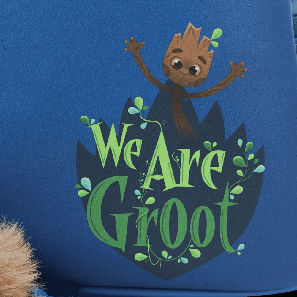 Marvel Sdcc Limited Edition Rocket And Groot Cosplay Mini Backpack Hot