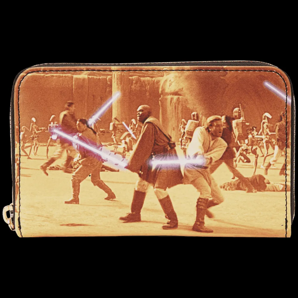 Star Wars : Episode Ii Attack Of The Clones Scene Zip Around Wallet Shop