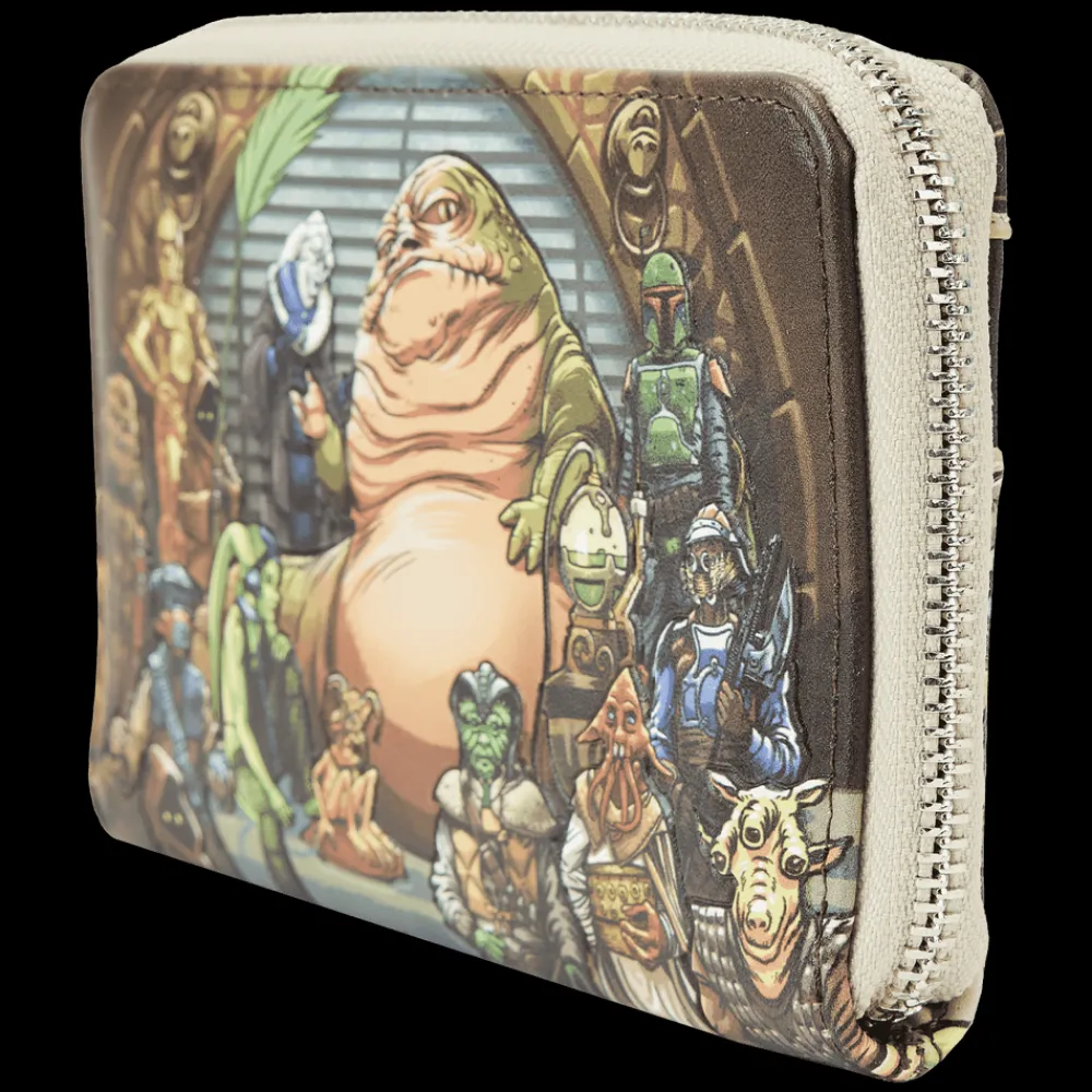 Star Wars : Return Of The Jedi Jabba'S Palace Zip Around Wallet Sale