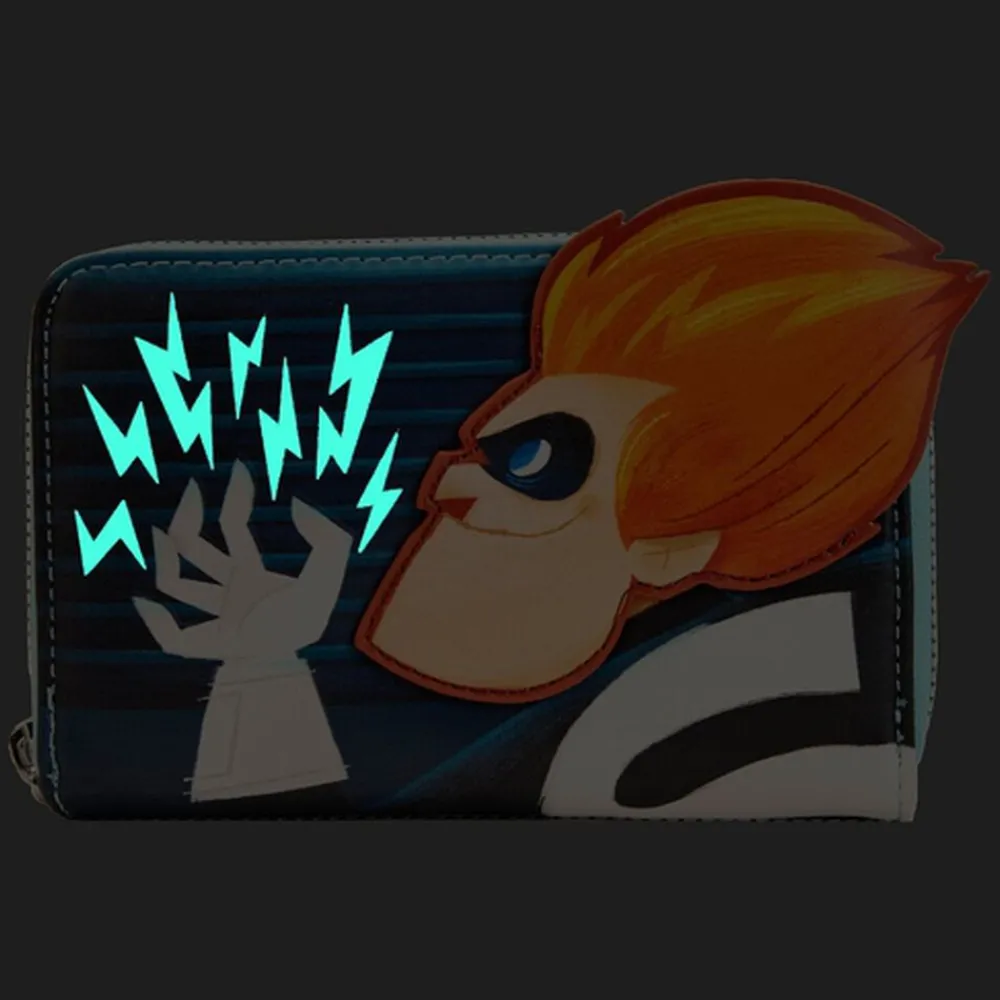 Pixar The Incredibles Syndrome Glow Zip Around Wallet Online