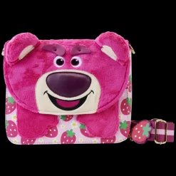Pixar Toy Story Lotso Plush Berry Strap Crossbody Bag Best Sale