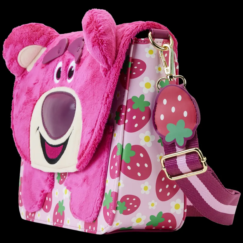 Pixar Toy Story Lotso Plush Berry Strap Crossbody Bag Best Sale