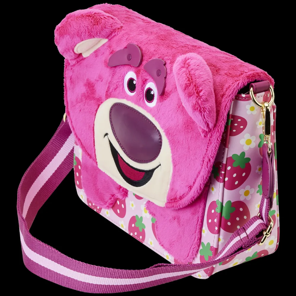 Pixar Toy Story Lotso Plush Berry Strap Crossbody Bag Best Sale