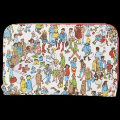 Where's Waldo All-Over Print Zip Around Wallet Cheap