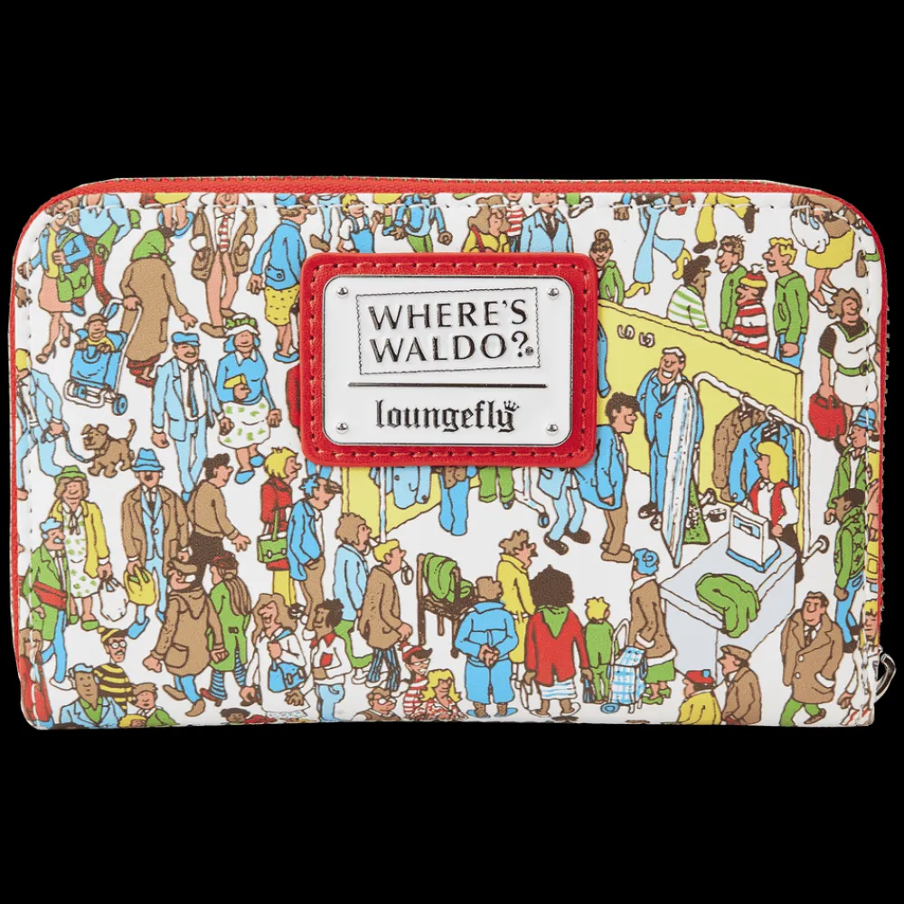 Where's Waldo All-Over Print Zip Around Wallet Cheap