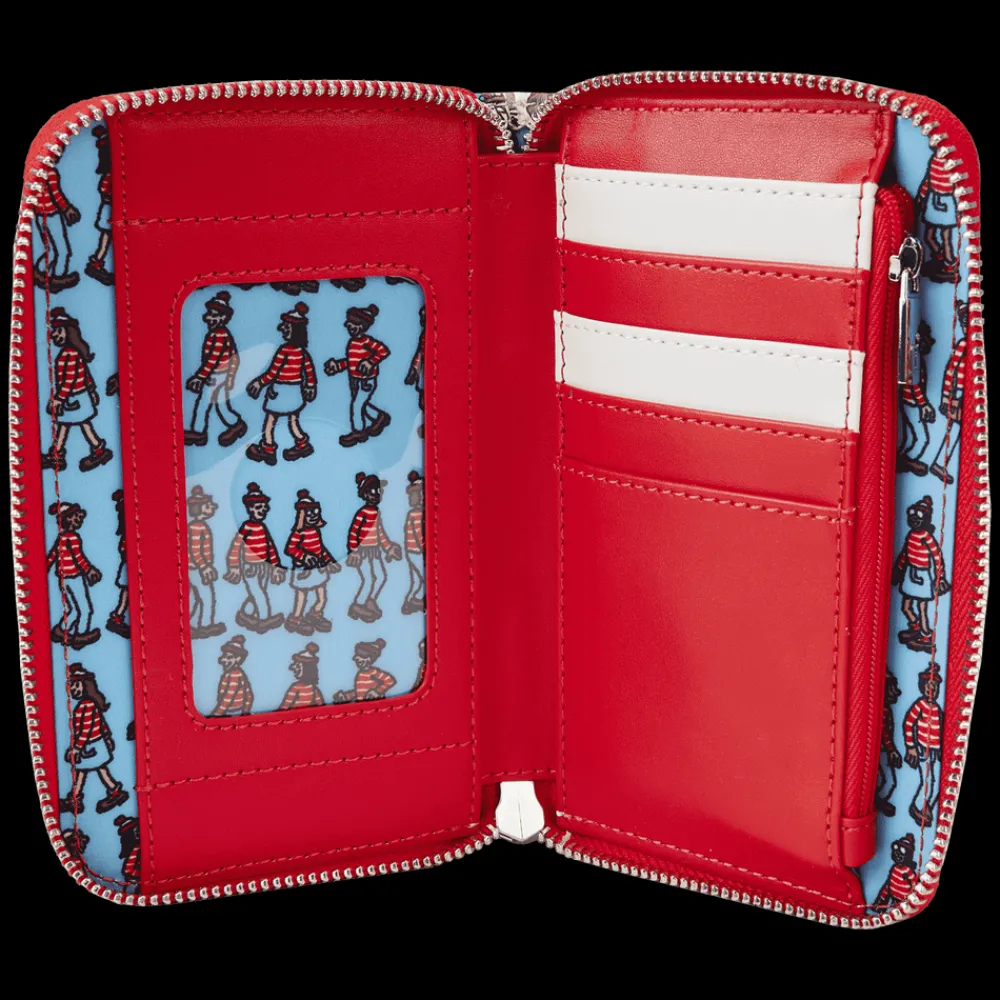 Where's Waldo All-Over Print Zip Around Wallet Cheap